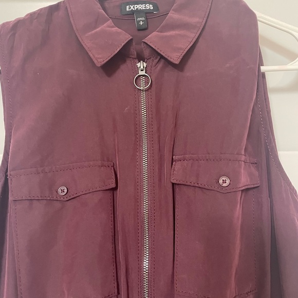 Express Zip Front Dress. Size Small. - Picture 2 of 4